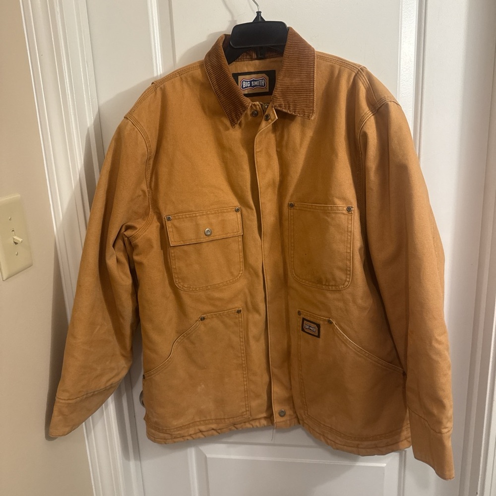 Big SMITH Canvas Field Jacket with Corduroy Collar